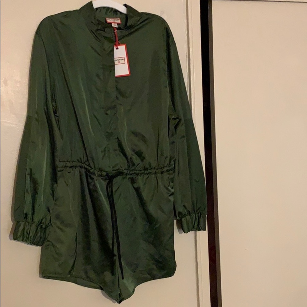 green hunter women coat